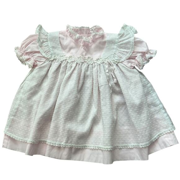 Vintage Betti Terrell, Nathan Krauskopf Co. & Nannette baby dress bundle 9-12 M - Picture 2 of 12